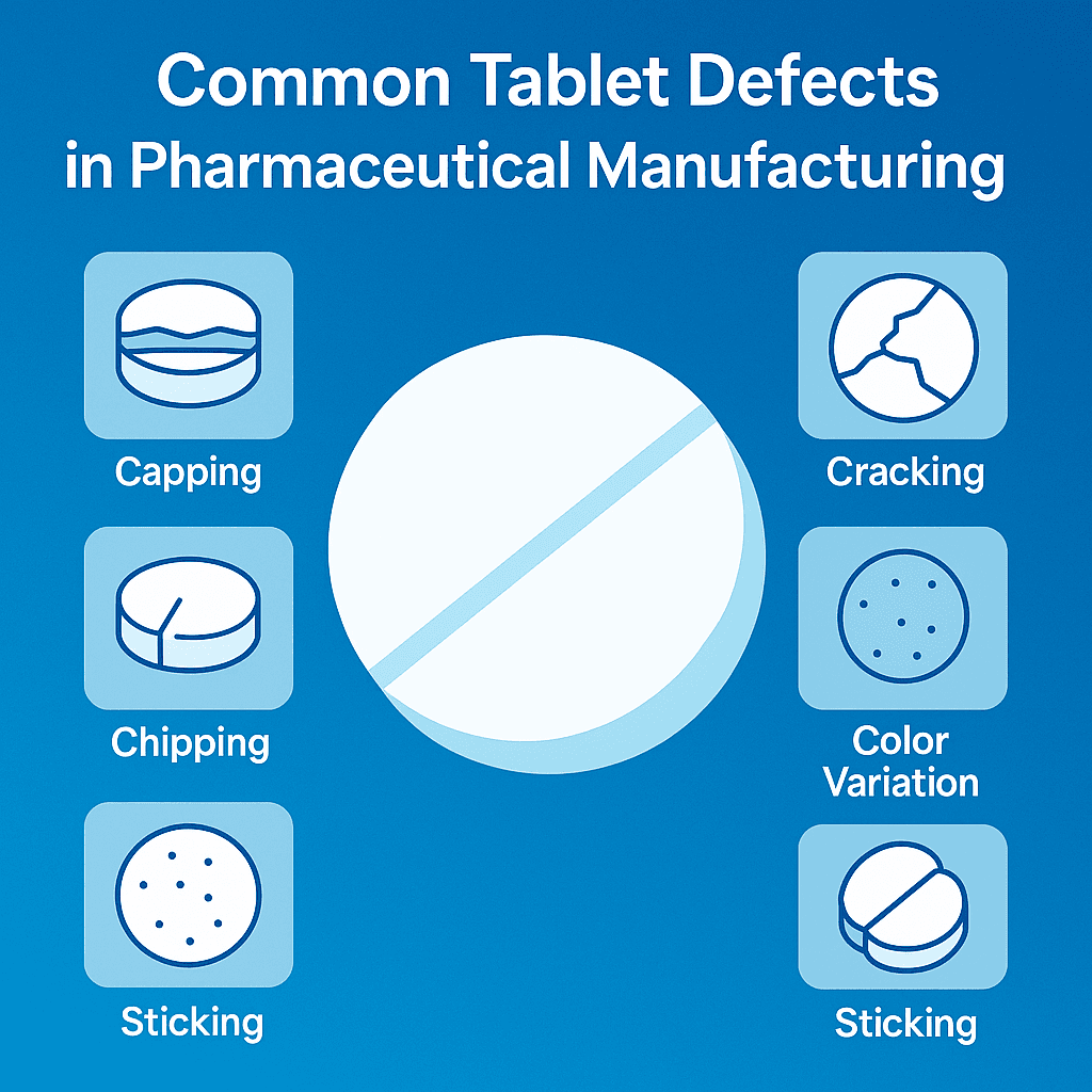 Common Tablet Defects in Pharmaceutical Manufacturing