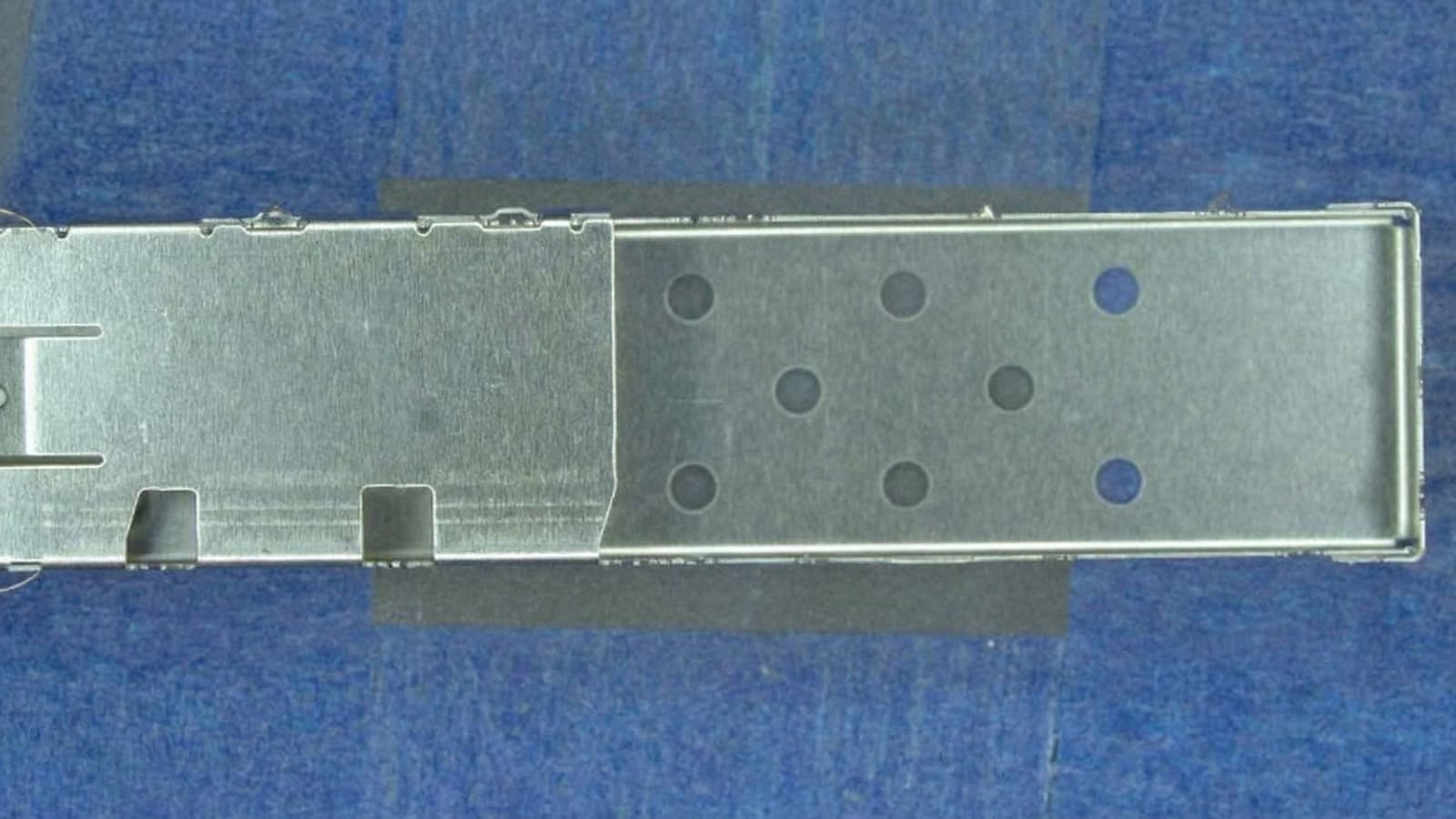 Puncture on a lithium pouch cell, clean reference