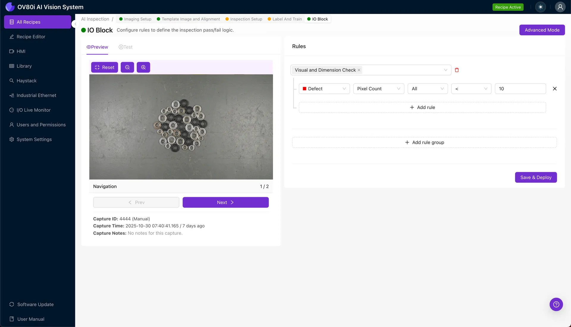 Configurando reglas de lógica de aprobación/rechazo