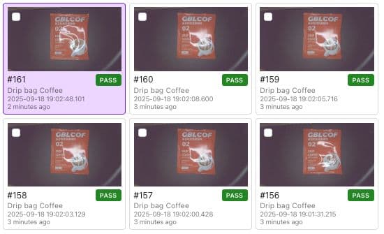 Coffee Bag Packaging Defect Case Study - Food & Beverage case study image showing automated quality control for coffee packaging, detecting seal defects and package integrity issues in high-speed production