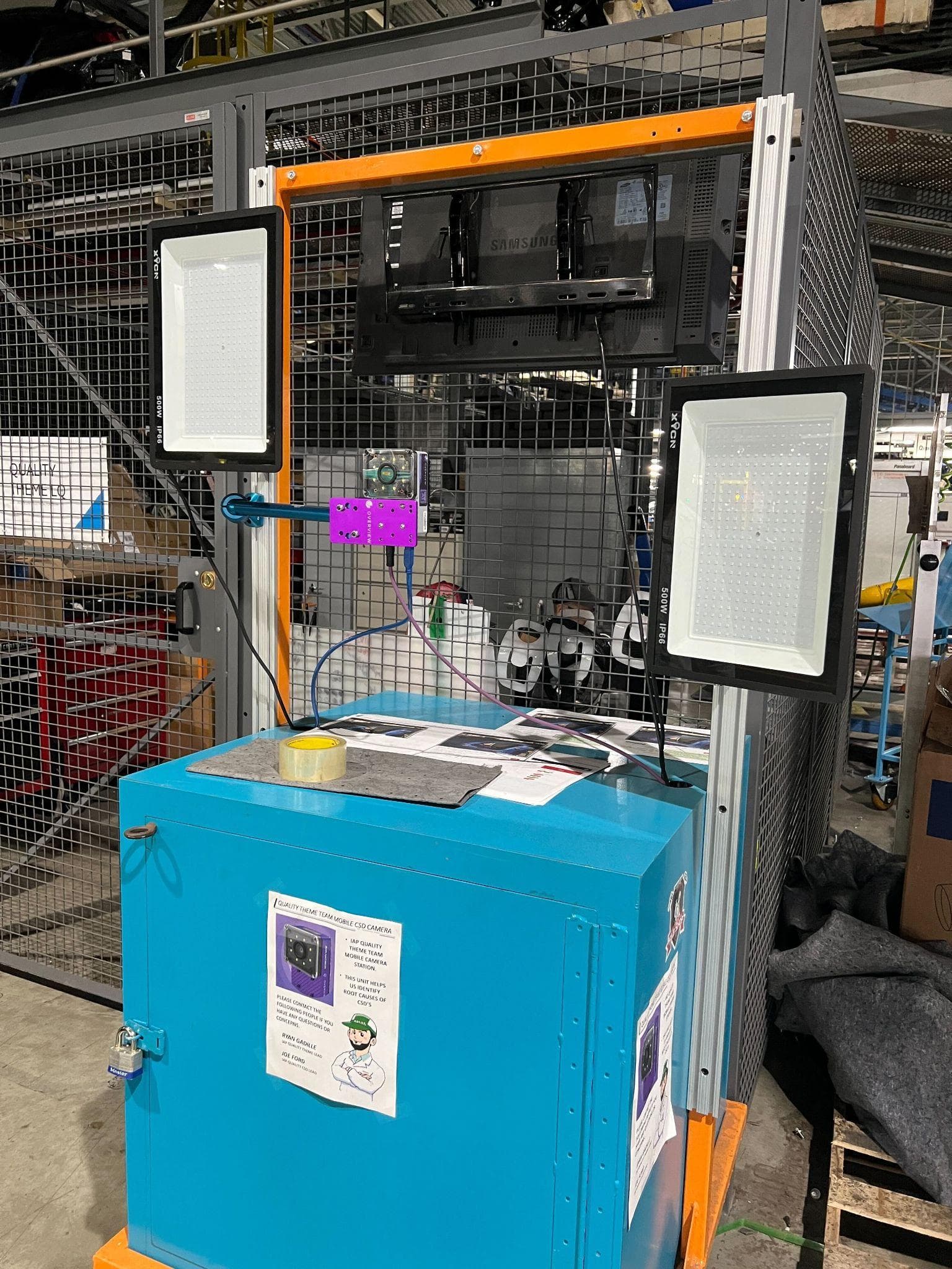 Mobile Defect Lab - Portable Quality Inspection - Manufacturing case study image showing on-site quality inspection solution providing real-time defect detection capabilities anywhere in your facility