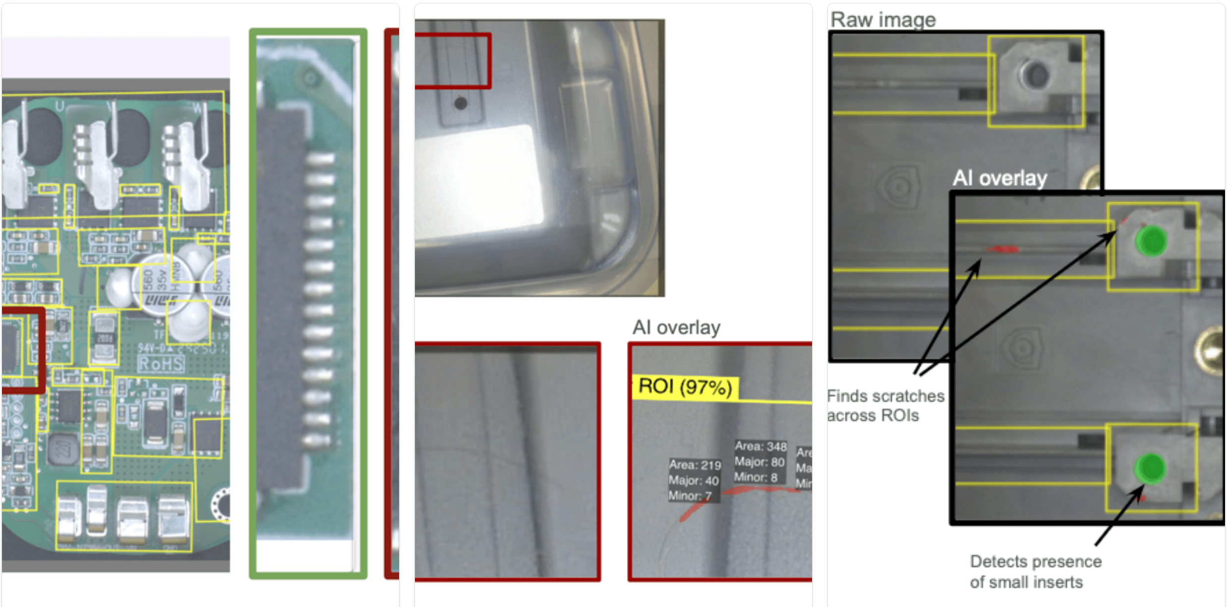 Electronics and semiconductor manufacturing AI vision inspection