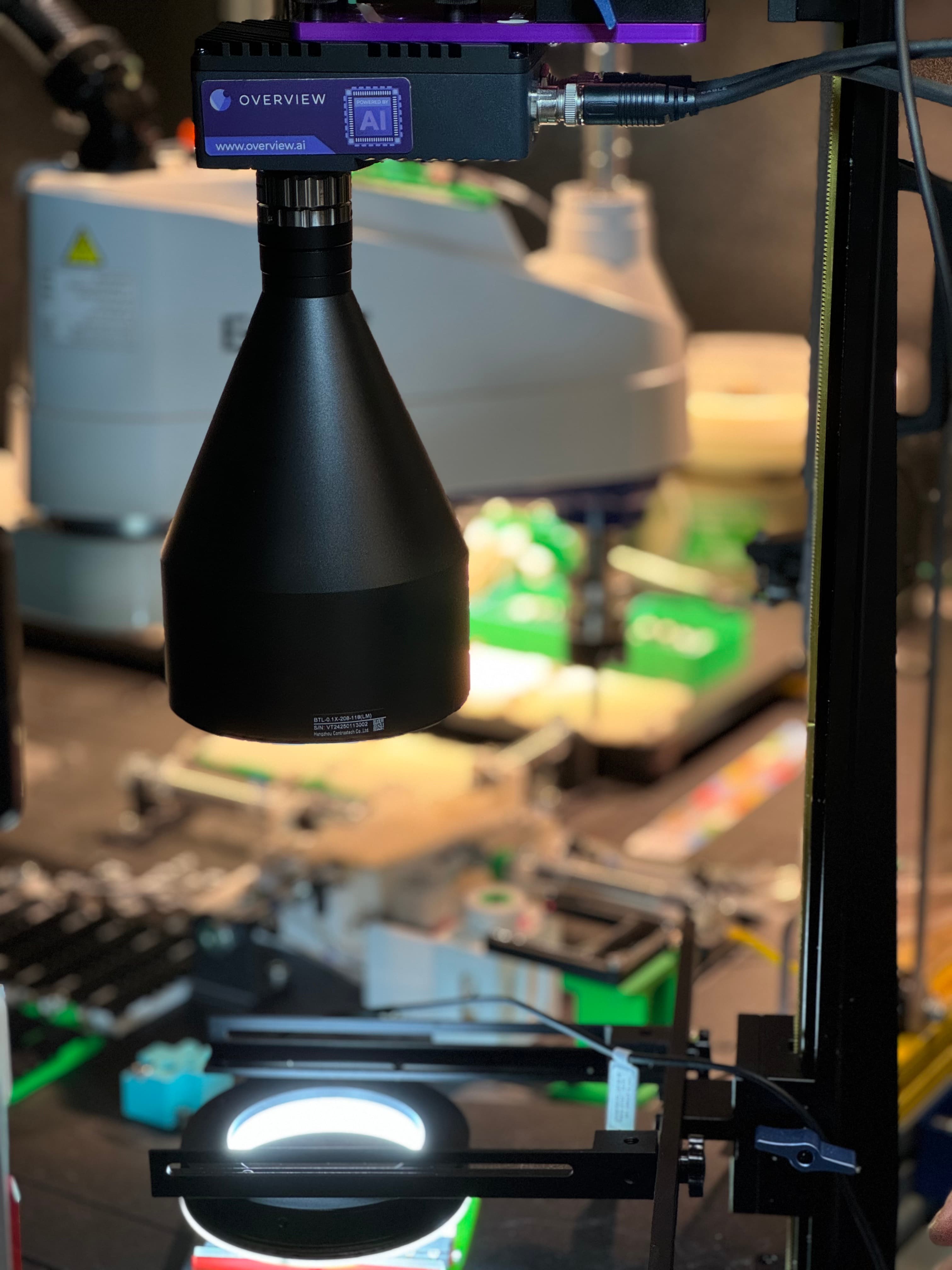 Overview.ai OV80i vision system deployed in factory setting