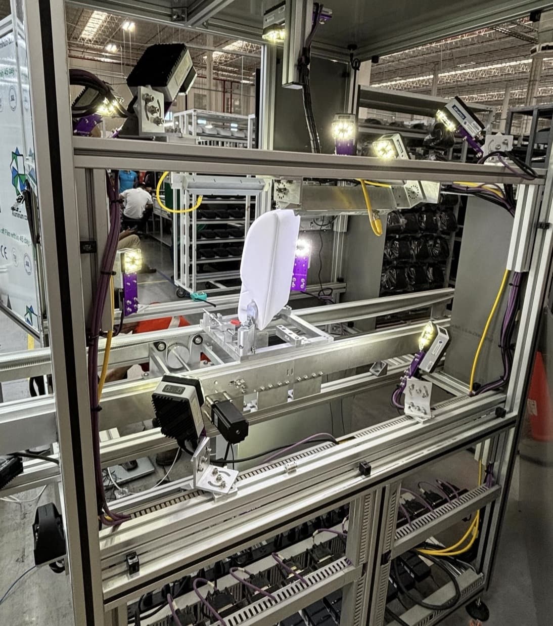 Multi-camera Overview station on production line