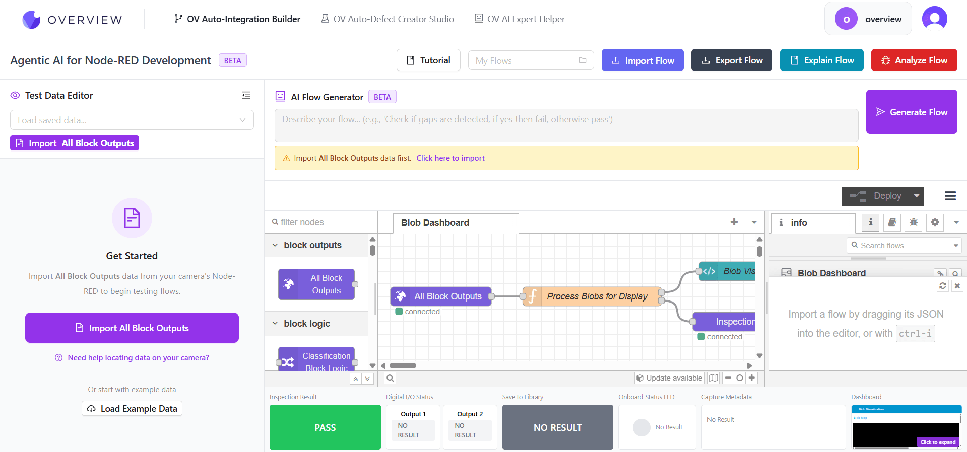 Zero-code PLC MES SCADA integration builder