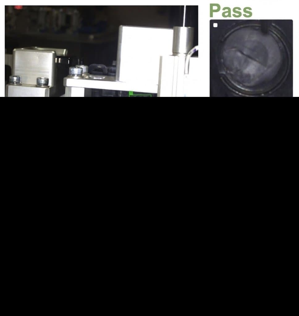 Black-on-Black Membrane Placement Verification Black-on-Black Membrane Placement Verification — Materials defect inspection example