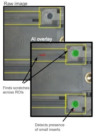 Breaker Base Multi-Check Breaker Base Multi-Check — Electronics defect inspection example