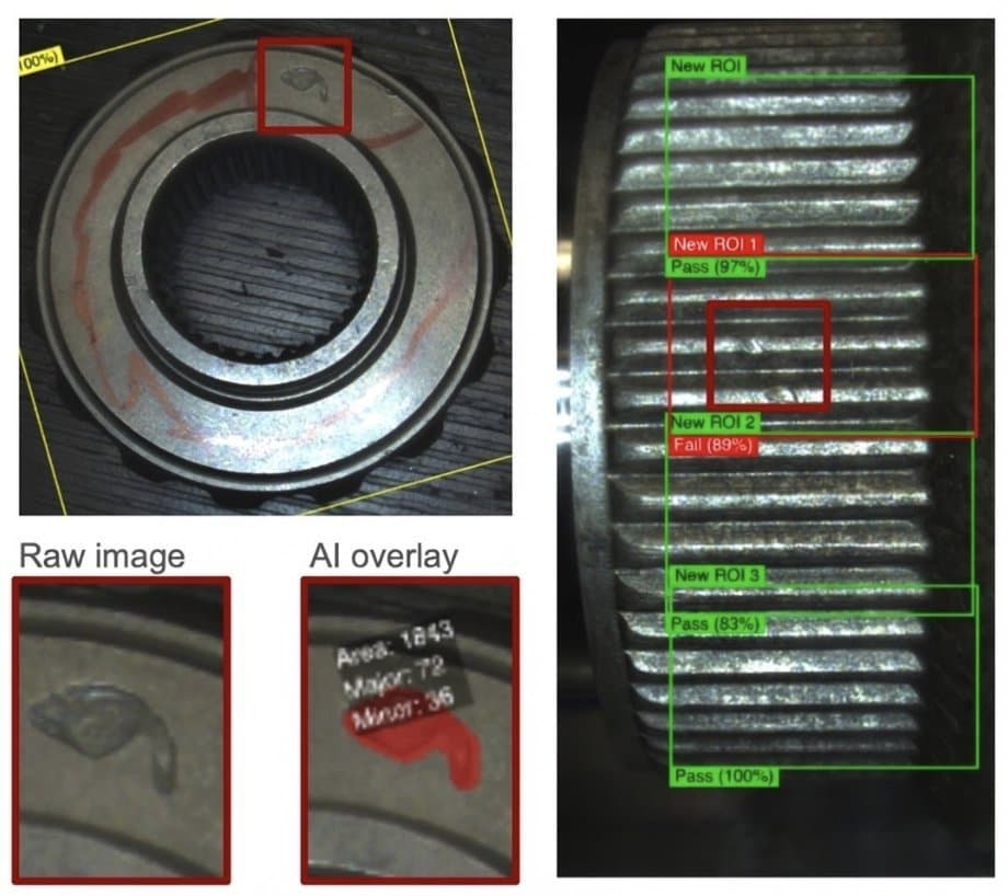 Gear Tooth & Face Defects Gear Tooth & Face Defects — Automotive defect inspection example