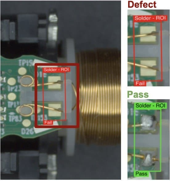 PCBA Solder Presence Defect Inspection PCBA Solder Presence Defect Inspection — Electronics defect inspection example