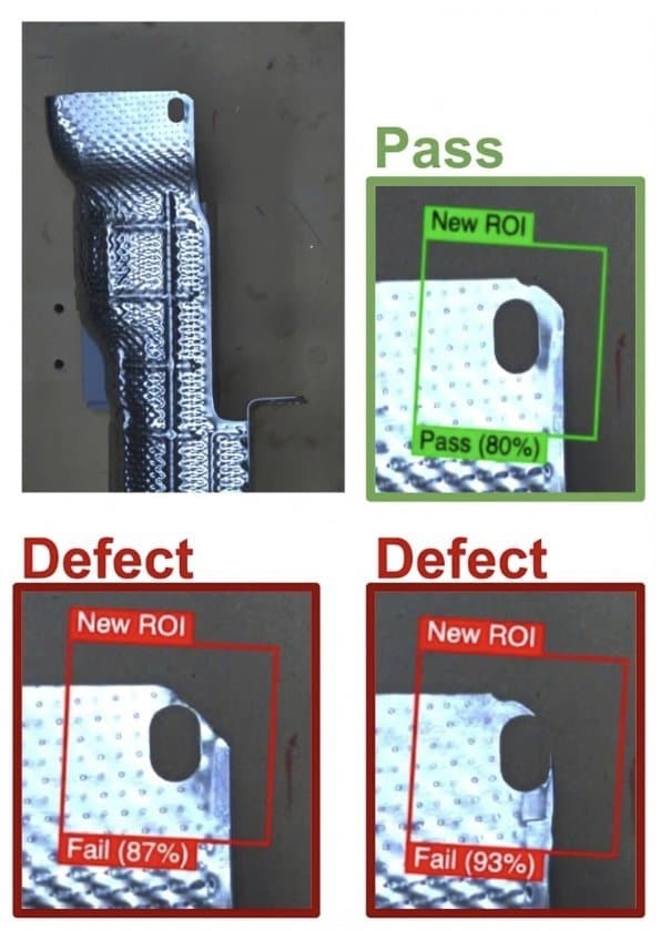 Stamped Hole Edge Defects Stamped Hole Edge Defects — Automotive defect inspection example