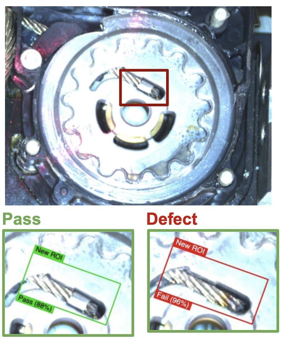 Winch Component Defect Inspection Winch Component Defect Inspection — Connectors defect inspection example